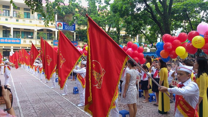 Năm học mới thầy và trò Trường Tiểu học Thịnh Quang phấn đấu đạt nhiều thành tích mới trong học tập (ảnh Trinh Phúc).