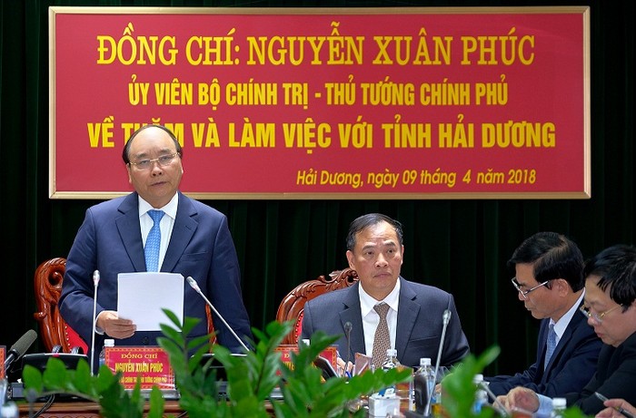 “Nếu chúng ta không có quyết tâm chính trị cao hơn thì chúng ta đang mất dần lợi thế vốn có”, Thủ tướng nói - (ảnh nguồn chinhphu.vn)