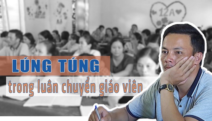 Nhiều giáo viên bị điều chuyển đang lâm vào tình trạng bấn loạn, bức xúc (ảnh Báo Nghệ an).