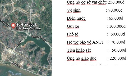 Sở Giáo dục và Đào tạo tỉnh Phú Thọ hiện cho dừng thu các khoản tài trợ để chờ hướng dẫn Thông tư 16 của Bộ Giáo dục và Đào tạo về Quy định về việc quy định về tài trợ cho các cơ sở giáo dục thuộc hệ thống giáo dục quốc dân (ảnh Trinh Phúc).