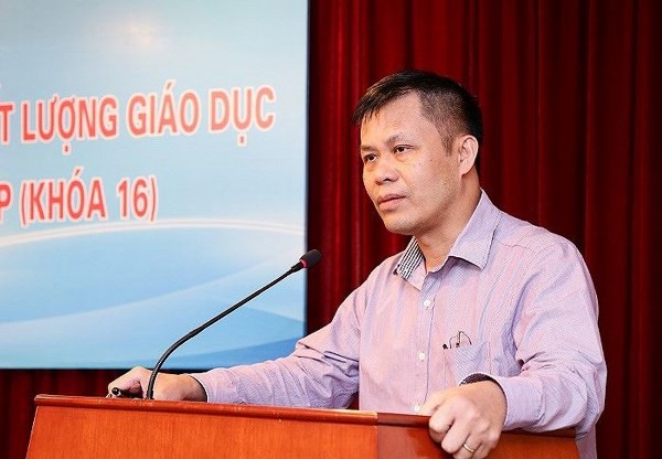 Ông Lê Mỹ Phong, Phó Cục trưởng Cục Quản lý chất lượng Bộ Giáo dục và Đào tạo (ảnh nguồn: Bộ Giáo dục và Đào tạo).