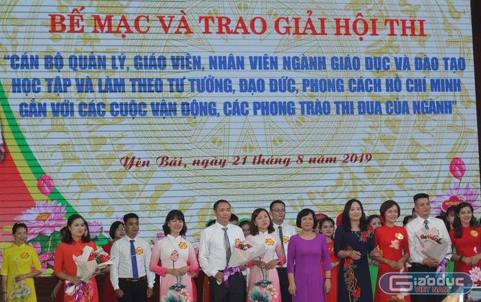 Tham gia Hội thi với mỗi cô thầy là một kỷ niệm đẹp (ảnh Trinh Phúc).