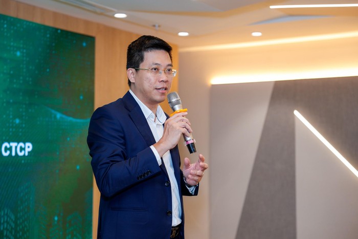 Ông Lê Bảo Anh – tân Tổng Giám đốc CC1 phát biểu nhậm chức