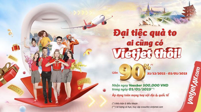 Cùng Vietjet trải nghiệm năm mới xuyên quốc gia với nhiều trải nghiệm mới lạ, độc đáo khắp Châu Á.