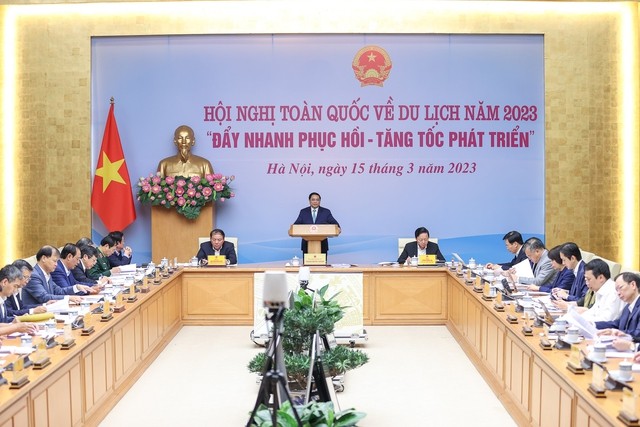 Thủ tướng phát biểu khai mạc Hội nghị - Ảnh VGP/Nhật Bắc