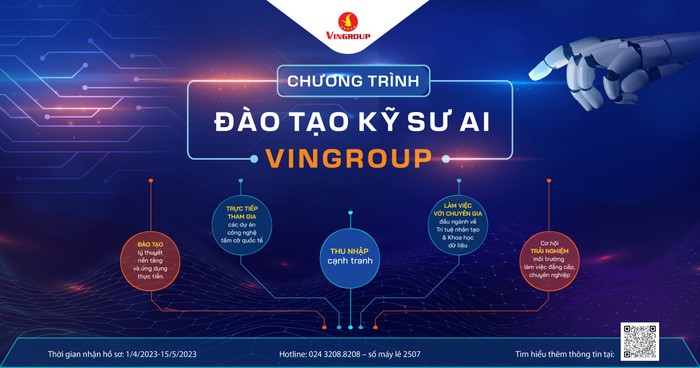 Thông tin về Chương trình Đào tạo Kỹ sư AI của Vingroup