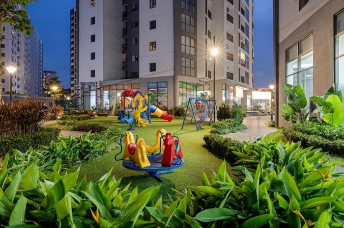 Các tiện ích xanh đa dạng, điểm nhấn của tổ hợp chung cư Le Grand Jardin