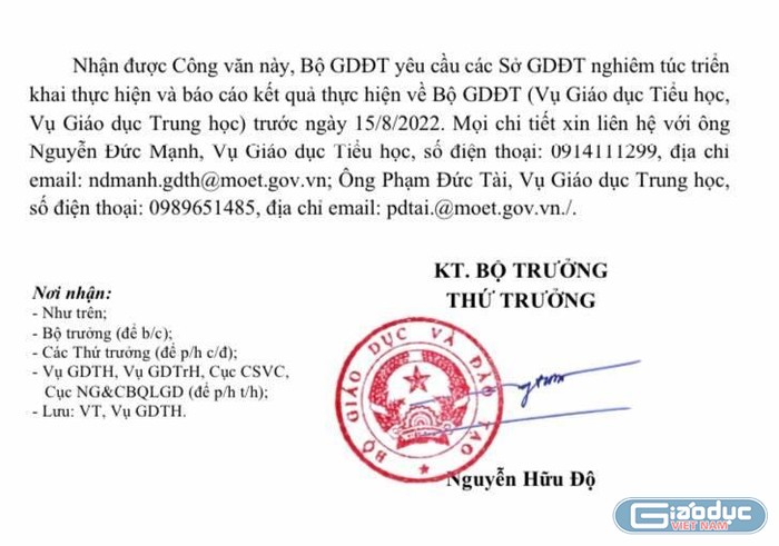 Không bố trí dạy lớp 3, 7, 10 năm học 2022-2023 với giáo viên không tham gia bồi dưỡng Chương trình giáo dục phổ thông 2018. (Ảnh: Cao Nguyên)