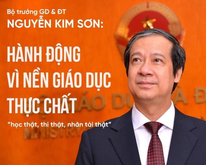 Bộ trưởng Bộ Giáo dục và Đào tạo Nguyễn Kim Sơn. (Ảnh: Bộ Giáo dục và Đào tạo)