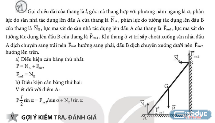 Ảnh 1. Nội dung Bài 21 trong sách giáo khoa Vật lí 10. (Ảnh: Mai Văn Túc)