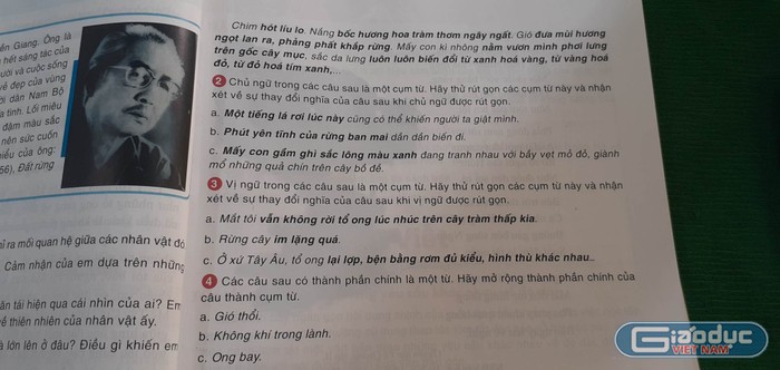 GV thắc mắc cùng bộ SGK Ngữ văn 7 Bộ Kết nối nhưng mỗi cuốn viết một kiểu