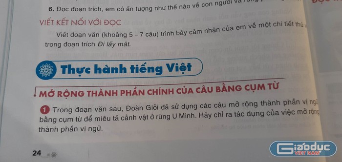 GV thắc mắc cùng bộ SGK Ngữ văn 7 Bộ Kết nối nhưng mỗi cuốn viết một kiểu