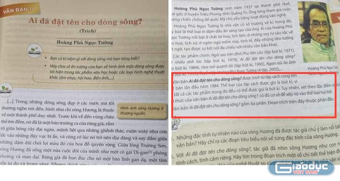 &quot;Ai đã đặt tên cho dòng sông?&quot; - Ngữ văn 11 - bộ Kết nối tri thức với cuộc sống. (Ảnh: Cao Nguyên)