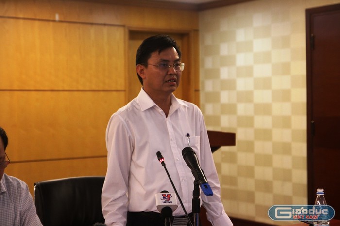 Ông Hoàng Văn Thức thừa nhận, chưa có kênh nào kiểm định chỉ dựa vào báo cáo, tường trình của ông Nguyễn Xuân Quang. Ảnh: Vũ Phương.