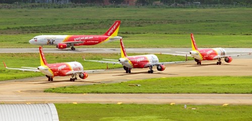 Hiện hãng hàng không Vietjet có 44 đường bay tới nhiều quốc gia trên thế giới. Ảnh: Vietjet