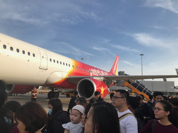 Hãng hàng không Vietjet Air được hàng triệu người yêu thích nhờ sự phục vụ chuyên nghiệp cùng đội bay chất lượng, hiện đại. Ảnh: Ngọc Quang.