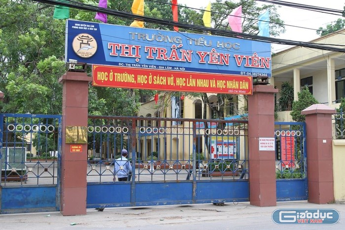 Nhiều phụ huynh phản ánh, Trường tiểu học thị trấn Yên Viên