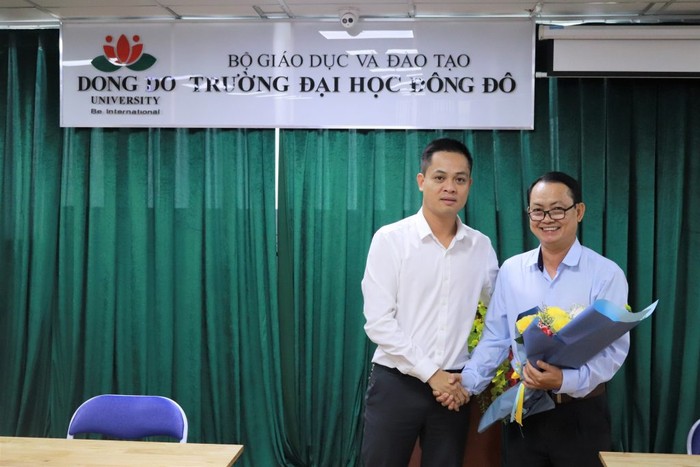 Trường Đại học Đông Đô đang hoàn chỉnh thủ tục pháp lý công nhận chức danh Hiệu trưởng đối với Phó Giáo sư - Tiến sĩ Lê Ngọc Tòng theo quy định của pháp luật. Ảnh: Đại học Đông Đô.