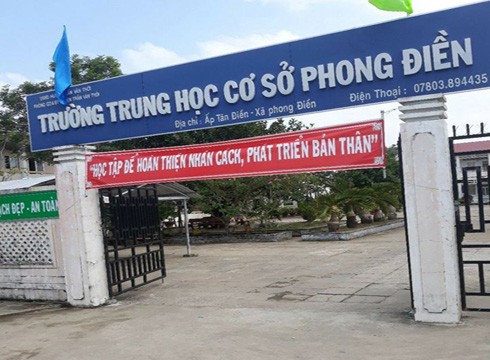 Cô Trinh hiện là nhân sự của Trường trung học cơ sở Phong Điền quản lý (ảnh: P.L)