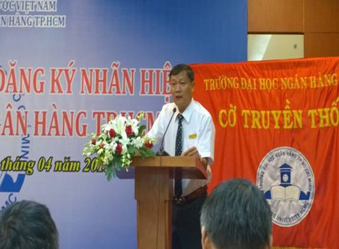 Phó Giáo sư Lý Hoàng Ánh - Hiệu trưởng Trường Đại học Ngân hàng thành phố (ảnh: báo Xây Dựng)