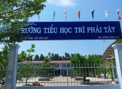 Hiệu trưởng Trường Trí Phải Tây vừa bị kỷ luật cảnh cáo về mặt Đảng (ảnh: P.L)