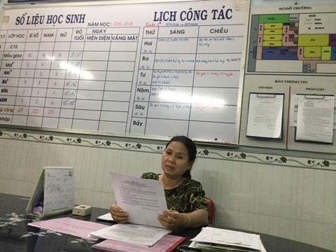 Cô Nguyễn Thị Thanh Trúc luôn mong muốn dành những điều tốt đẹp nhất cho Trường Hy Vọng (ảnh: CTV)