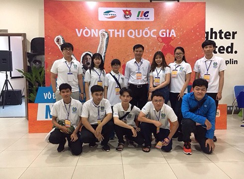 Đoàn Trường Đại học BVU tại Cuộc thi Vô địch Tin học Văn phòng thế giới (ảnh: BVU)