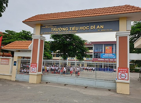 Trường tiểu học Dĩ An, thị xã Dĩ An, tỉnh Bình Dương (ảnh: P.L)