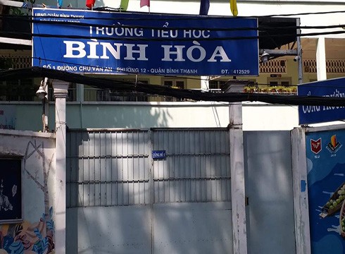 Trường tiểu học Bình Hòa, quận Bình Thạnh, Thành phố Hồ Chí Minh (ảnh minh họa: P.L)