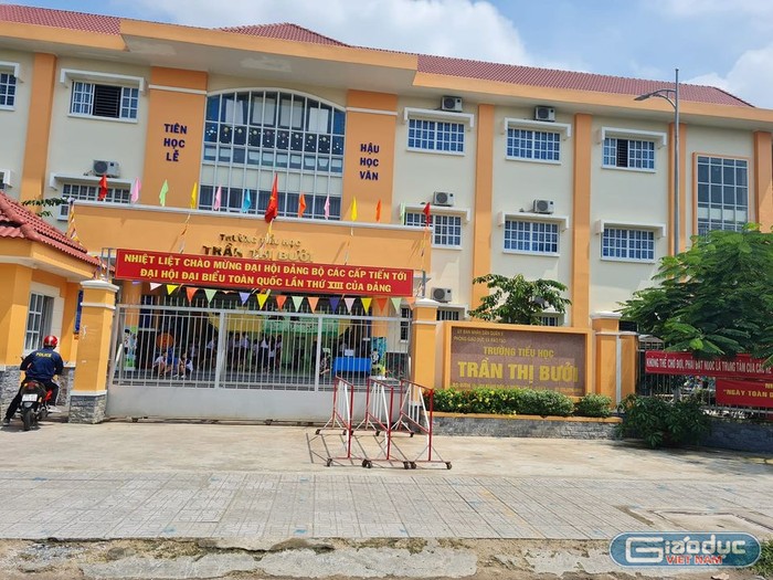 Trường tiểu học Trần Thị Bưởi, quận 9, Thành phố Hồ Chí Minh (ảnh: P.L)