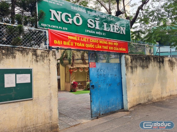 Trường trung học cơ sở Ngô Sĩ Liên, quận Tân Bình, Thành phố Hồ Chí Minh (ảnh minh họa: P.L)