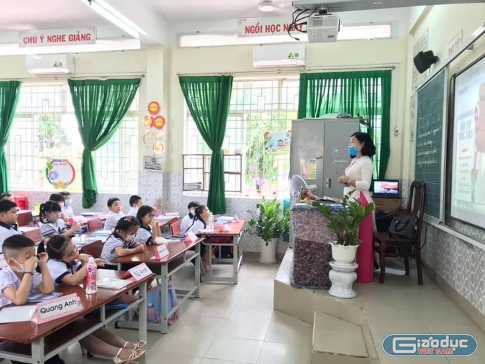Học sinh tiểu học của tỉnh Đồng Nai trong lớp học (ảnh minh họa: CTV)