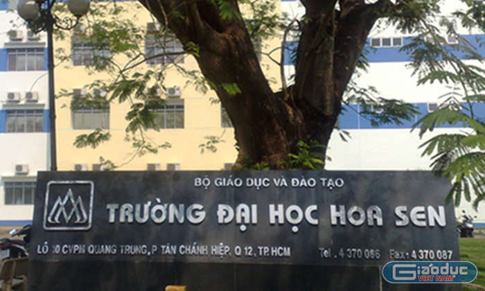 Trường Đại học Hoa Sen, thành viên Tập đoàn Giáo dục Nguyễn Hoàng (ảnh minh họa: GDVN)