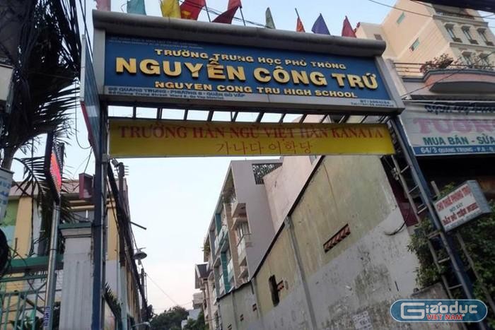 Trường trung học phổ thông Nguyễn Công Trứ, quận Gò Vấp, Thành phố Hồ Chí Minh (ảnh minh họa: H.L)