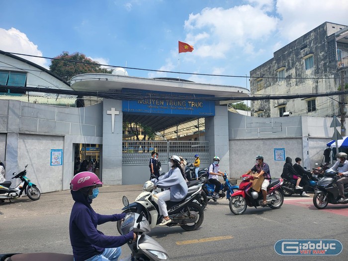 Trường trung học phổ thông Nguyễn Trung Trực, quận Gò Vấp, Thành phố Hồ Chí Minh (ảnh minh họa: P.L)
