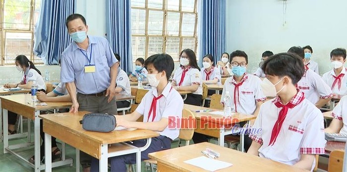 Học sinh của tỉnh Bình Phước tham gia kỳ thi tuyển chọn học sinh giỏi của tỉnh (ảnh minh họa: Báo Bình Phước online)