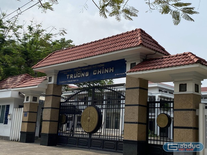 Trường Trung học phổ thông Trường Chinh, Quận 12, Thành phố Hồ Chí Minh. (Ảnh: P.L)