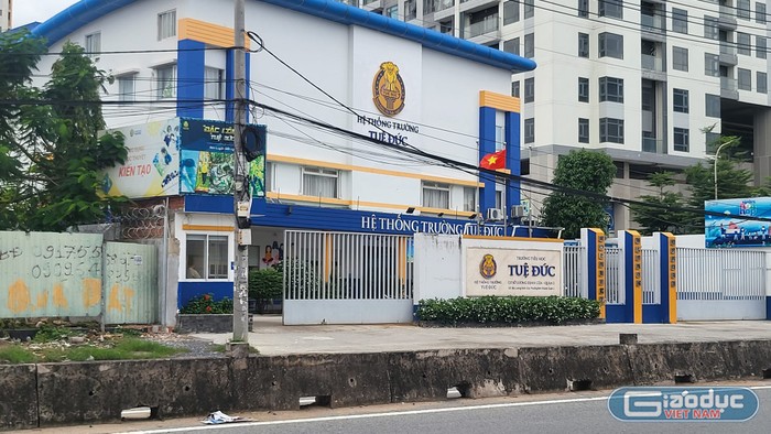 Trường tiểu học Tuệ Đức, cơ sở đường Lương Định Của, thành phố Thủ Đức (ảnh minh họa: VD.)