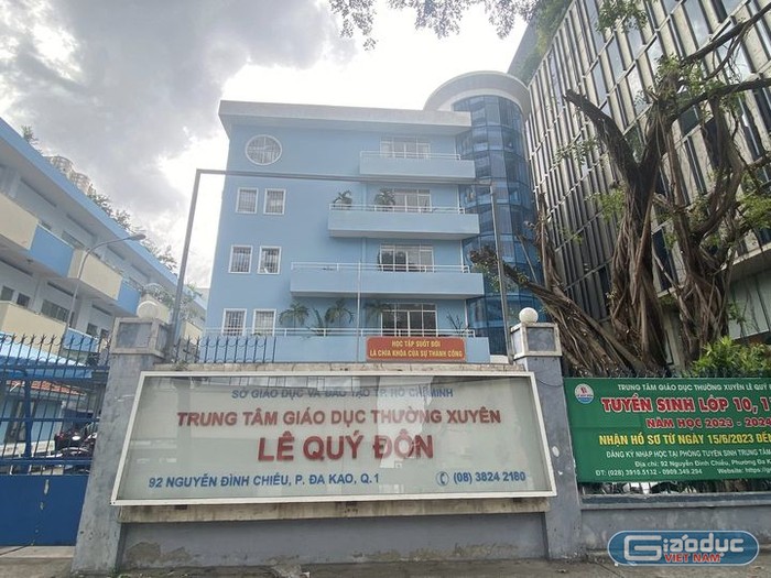 Trung tâm Giáo dục thường xuyên Lê Quý Đôn, Quận 1, Thành phố Hồ Chí Minh (ảnh minh họa: V.D)