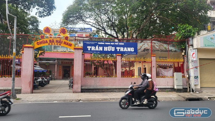 Trường trung học phổ thông Trần Hữu Trang, Quận 5, Thành phố Hồ Chí Minh (ảnh minh họa: V.D)