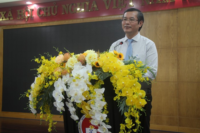 Thứ trưởng Bộ Giáo dục và Đào tạo Nguyễn Văn Phúc phát biểu tại hội nghị (ảnh: CTV)