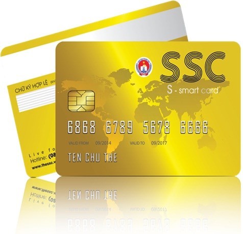 Thẻ SSC để thanh toán tiền học phí của học sinh Thành phố Hồ Chí Minh (ảnh minh họa: SSC)