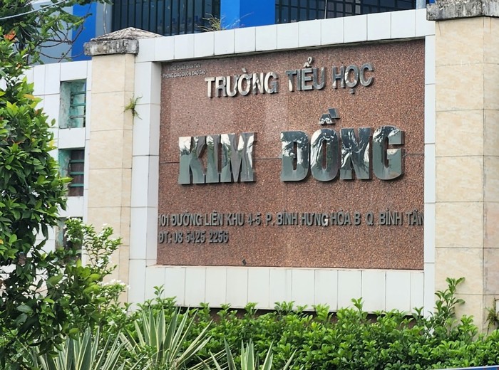 Trường tiểu học Kim Đồng, Quận Bình Tân, Thành phố Hồ Chí Minh (ảnh: CTV)