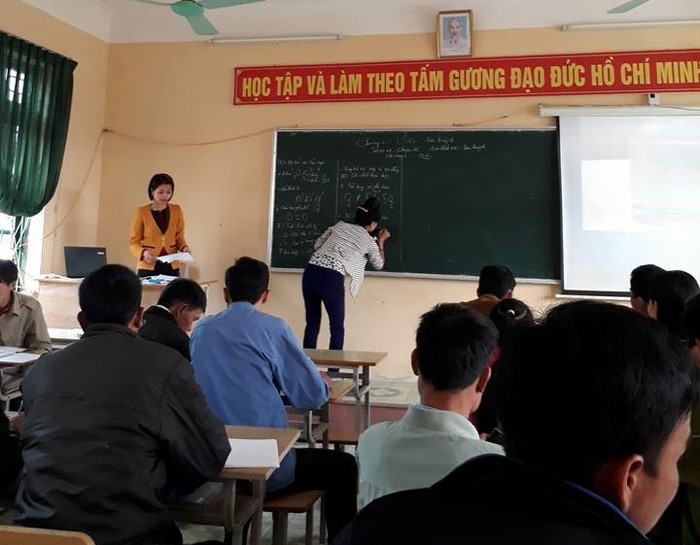 Trung tâm giáo dục nghề nghiệp - giáo dục thường xuyên huyện Điện Biên (tỉnh Điện Biên). (Ảnh: TTCC).