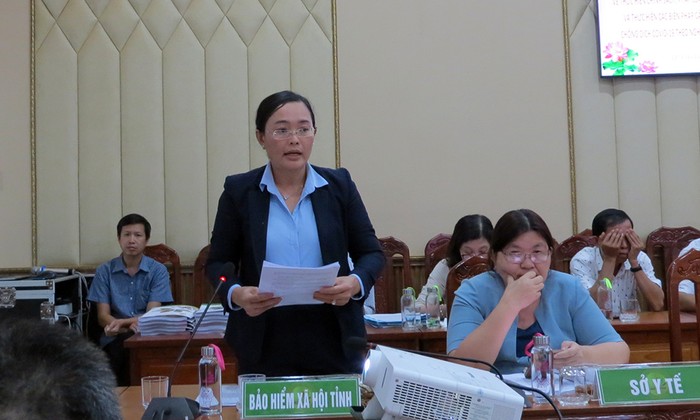 Bà Huỳnh Nguyễn Phương Oanh - Giám đốc Bảo hiểm xã hội tỉnh Đồng Tháp.