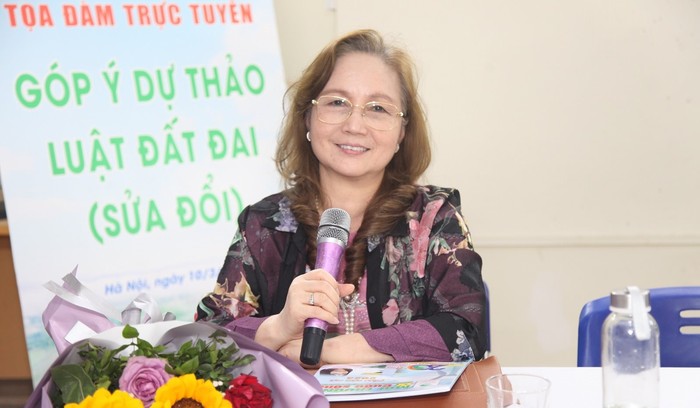 Bà Trần Thị Minh Hà - Ủy viên ban thường vụ, Trưởng ban Đối ngoại - Hội Nước sạch và Môi trường Việt Nam.