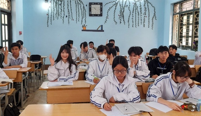 Học sinh trung học phổ thông tại Điện Biên. Ảnh: dienbien.edu.vn.