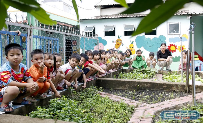 Giáo viên mầm non đang mong mỏi được tăng phụ cấp ưu đãi như đề xuất của Bộ Giáo dục và Đào tạo và Bộ Nội vụ. Ảnh minh họa: Ngân Chi.