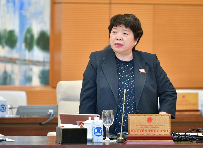 Chủ nhiệm Ủy ban Xã hội của Quốc hội Nguyễn Thúy Anh. Ảnh: quochoi.vn.