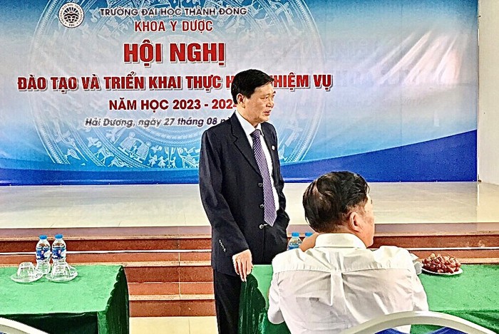 Thạc sĩ Lê Văn Quảng - Phó Trưởng khoa Y dược, Trường Đại học Thành Đông. Ảnh: NVCC.